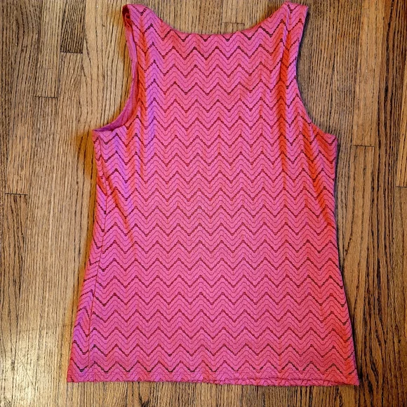 Banana Republic Coral Pink stretchy lacey lightweight camisole tank - Picture 3 of 3
